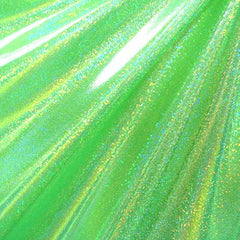 Holographic Foil Dot Stretch Spandex Fabric