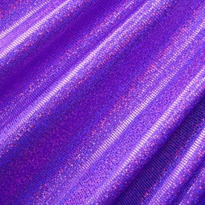Holographic Foil Dot Stretch Spandex Fabric