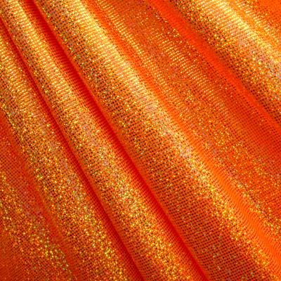 Holographic Foil Dot Stretch Spandex Fabric