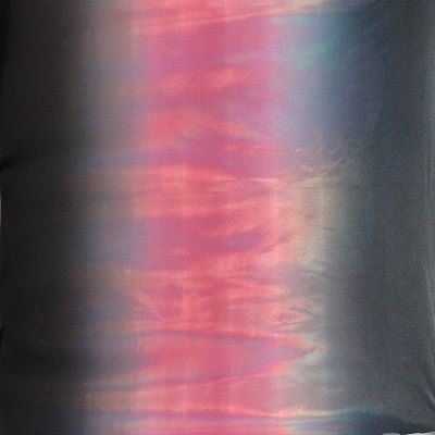Holographic Ombre Pattern Spandex Fabric - Mirror Foil Finish