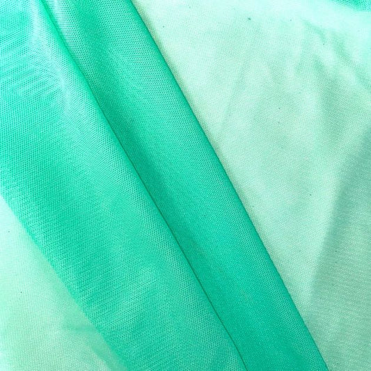 Green Solid Nylon Mesh Fabric (Sheer Mesh)