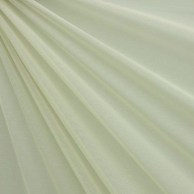 Solid Ivory Nylon Mesh Fabric (Sheer Mesh)