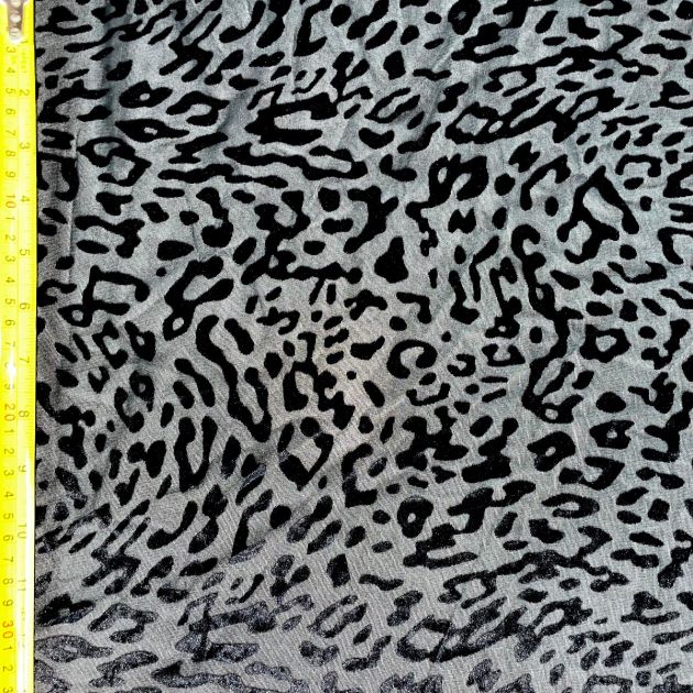 Burnout Velvet Leopard