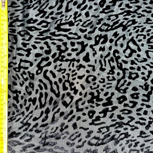 Burnout Velvet Leopard