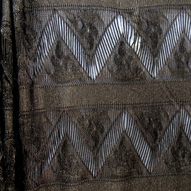 Intricate Floral Embroidered Lace Fabric