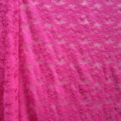 Premium Floral Stretch Lace Fabric