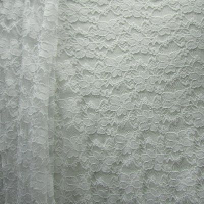 Premium Floral Stretch Lace Fabric