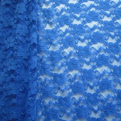 Premium Floral Stretch Lace Fabric