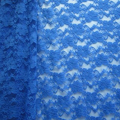Premium Floral Stretch Lace Fabric