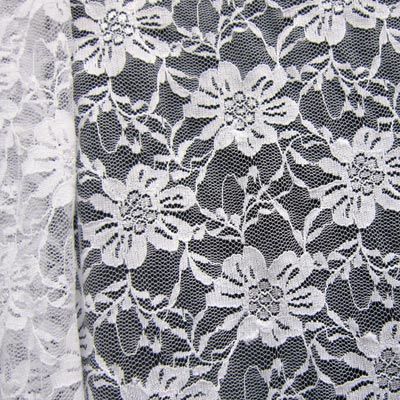 Premium Floral Stretch Lace Fabric