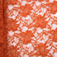 Premium Floral Stretch Lace Fabric