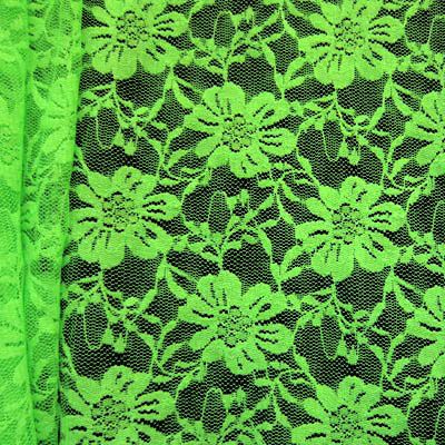 Premium Floral Stretch Lace Fabric