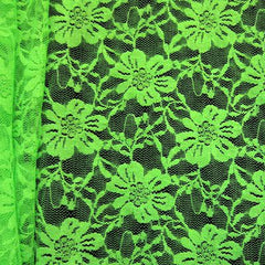 Premium Floral Stretch Lace Fabric