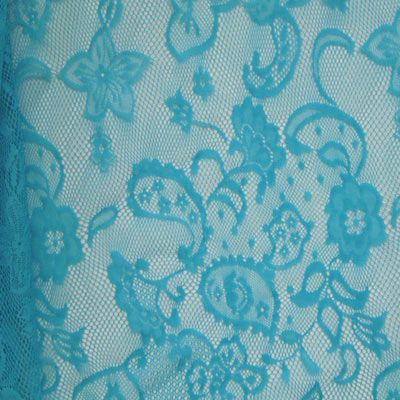 Premium Floral Pattern Stretch Lace Fabric