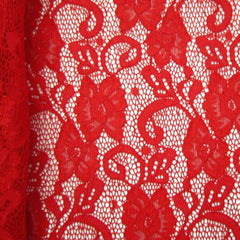 Stretch Floral Lace Fabric - YA-1415