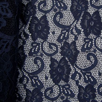 Stretch Floral Lace Fabric - YA-1415