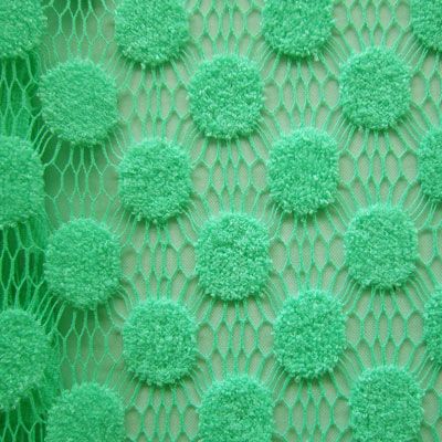 Premium Terry Lace Fabric with Intricate Floral Pattern