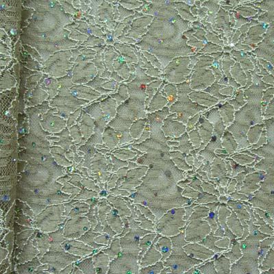 Premium Floral Pattern Stretch Lace Fabric