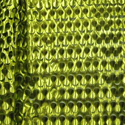 Metallic Punched Holes Spandex Fabric