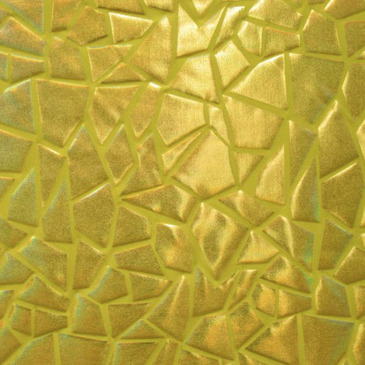 Metallic Geometric Collection: Brushed Steel, Polished Copper, and Iridescent Brass
