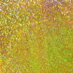 Holographic Shattered Glass Spandex Fabric with Metallic Geometric Pattern