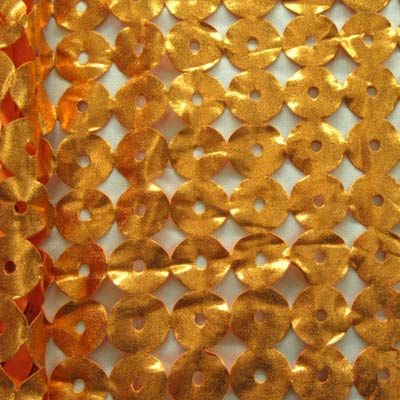 Metallic Punched Holes Spandex Fabric