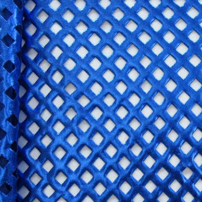 Metallic Punched Holes Spandex Fabric