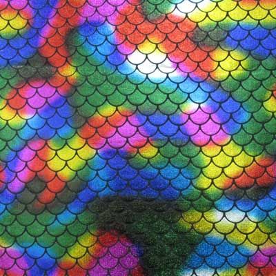 Metallic Fishscale Fabric Collection
