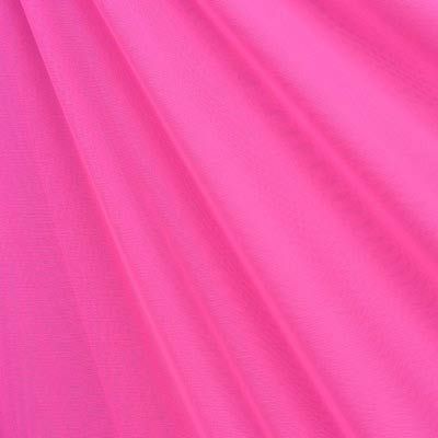 Neon Pink Solid Nylon Mesh Fabric (Sheer Mesh)