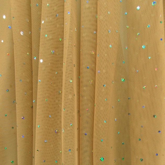 Premium Glitter Mesh Fabric for Apparel and Decor