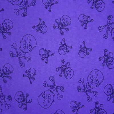 Premium Skull Print Mesh Fabric