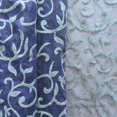Premium Glitter Mesh Fabric for Apparel and Decor
