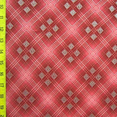 Rhombus Rhombus Shape Print Spandex Fabric