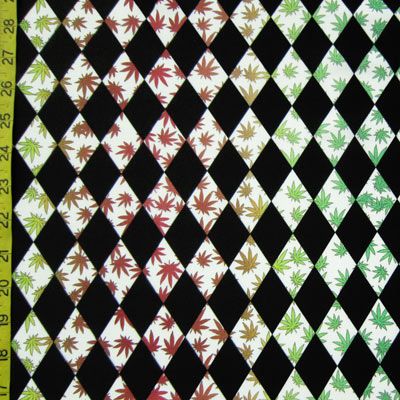 Rhombus Rhombus Shape Print Spandex Fabric