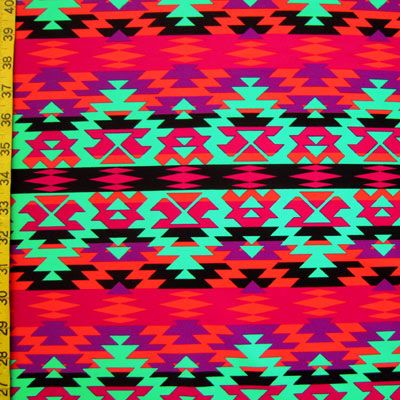 Aztec Pattern Geometric Print Cotton Throw Blanket