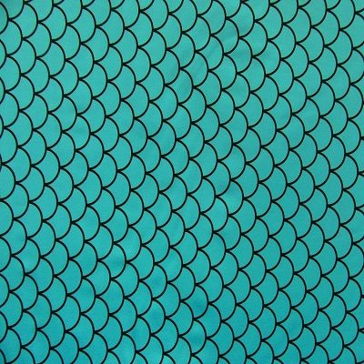 Fish Scale Print Spandex Fabric