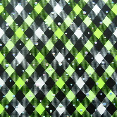 Rhombus Rhombus Shape Print Spandex Fabric