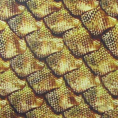 Fish Scale Print Spandex Fabric
