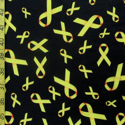 Fight For A Cure Print Spandex Fabric
