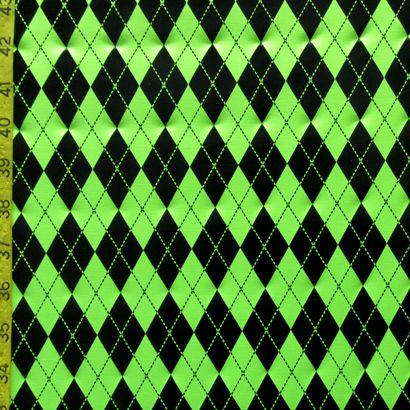 Rhombus Rhombus Shape Print Spandex Fabric