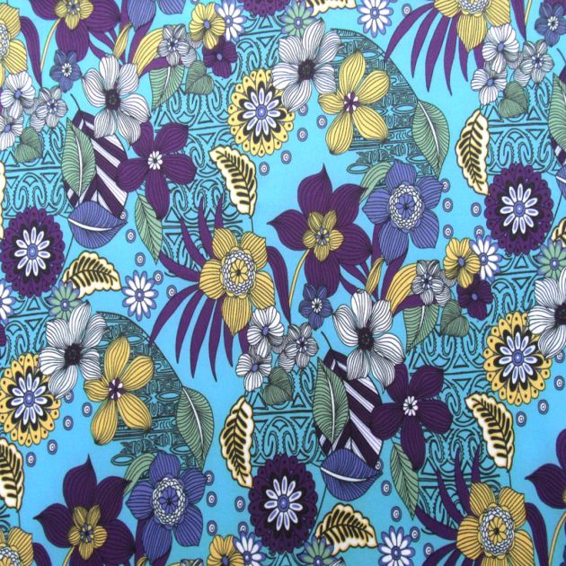 Floral Printed Spandex