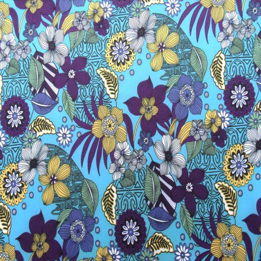 Floral Printed Spandex