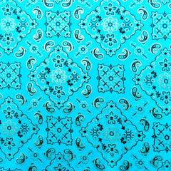 Bandana Print Spandex Fabric