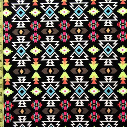 Aztec Pattern Geometric Print Cotton Throw Blanket