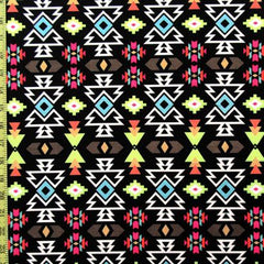 Aztec Pattern Geometric Print Cotton Throw Blanket