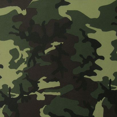 Autumn Forest Camouflage Pattern Fabric
