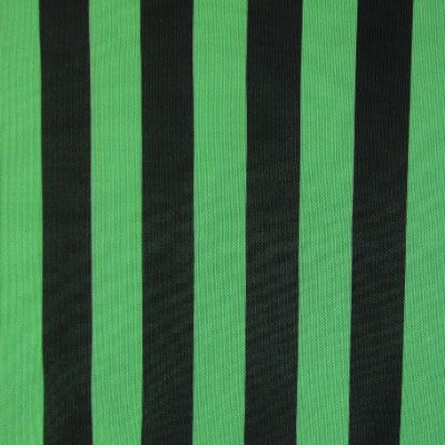 Premium Geometric Stripe Pattern on Breathable Mesh Fabric